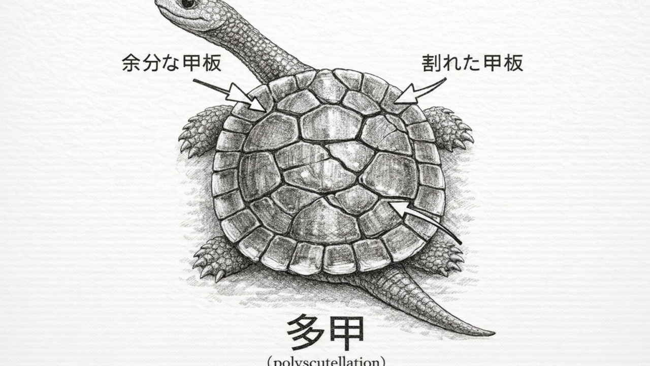 ナガクビガメ多甲