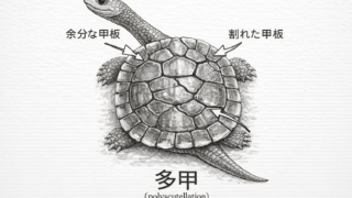 ナガクビガメ多甲